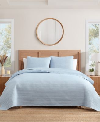 Stone Washed 3-Piece Quilt Set, King
