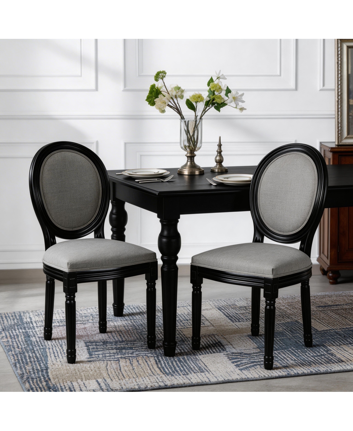 Streamdale Furniture French Country Upholstered Dining Chairs