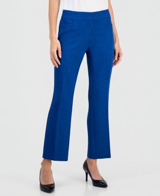 Petite Mid-Rise Front Pocket Trouser Pants