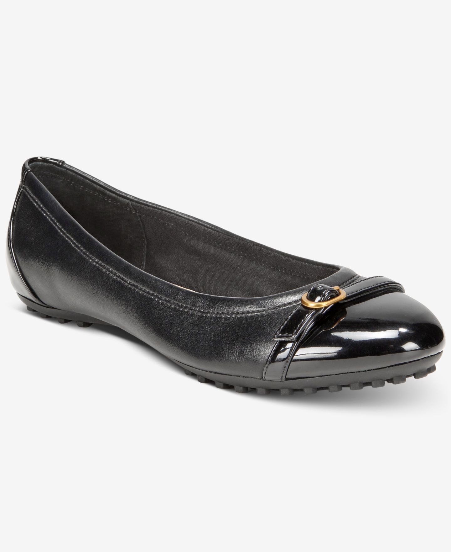 Женские балетки Giani Bernini Carrla Cap Toe Ballet Flats, цвет: Чёрный — фото 8