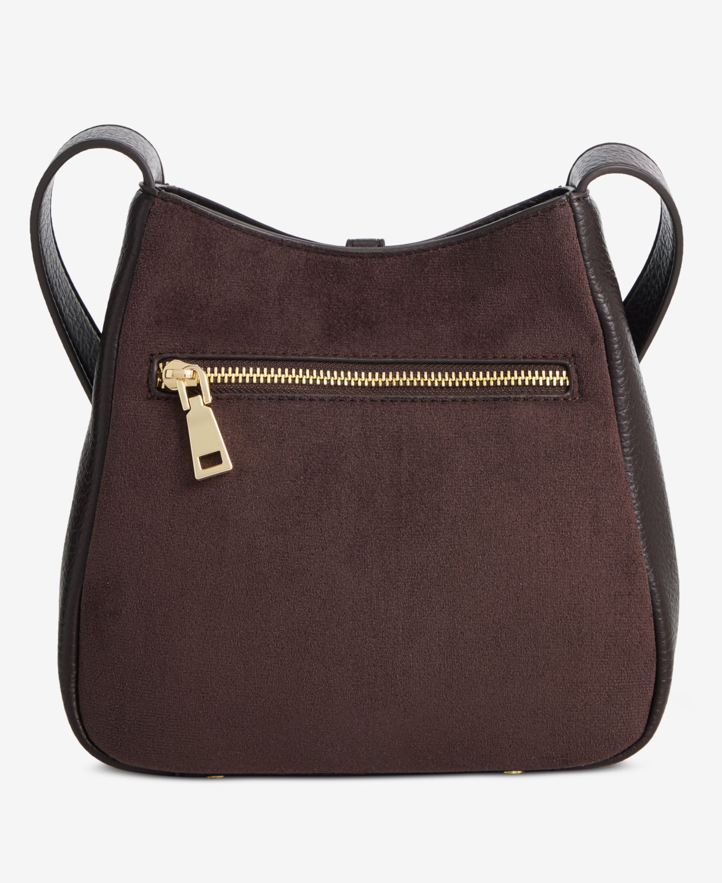 Женская сумка I.N.C. International Concepts Dersi Suede Crossbody, цвет: Шоколадный сливовый — фото 4
