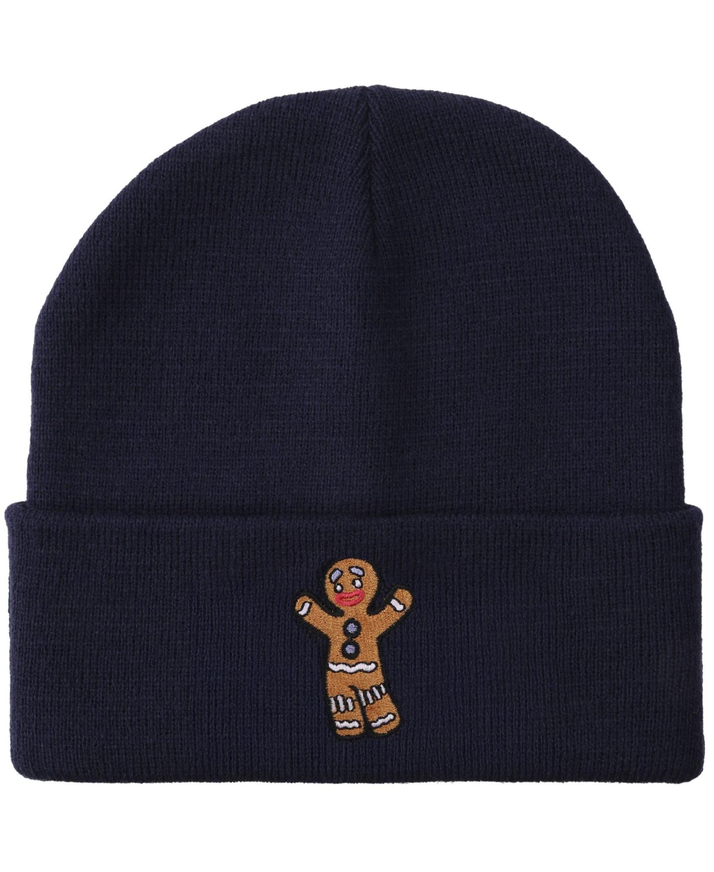 Мужская шапка Shrek Gingy Embroidery Acrylic Knit Standard Cuff Beanie, цвет: Синий — фото 9