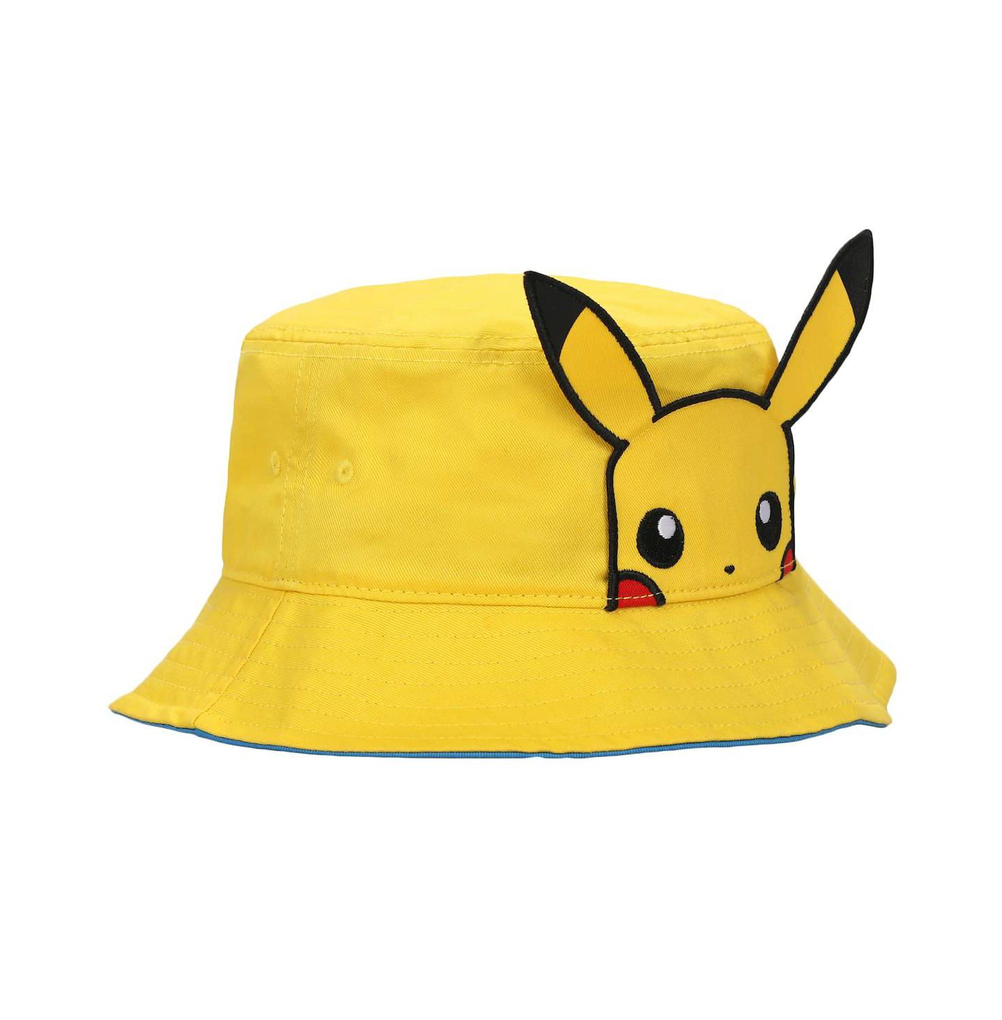 Панама Pokemon Pikachu Face с 3D-плюшем, унисекс, для взрослых, цвет: Жёлтый — фото 10