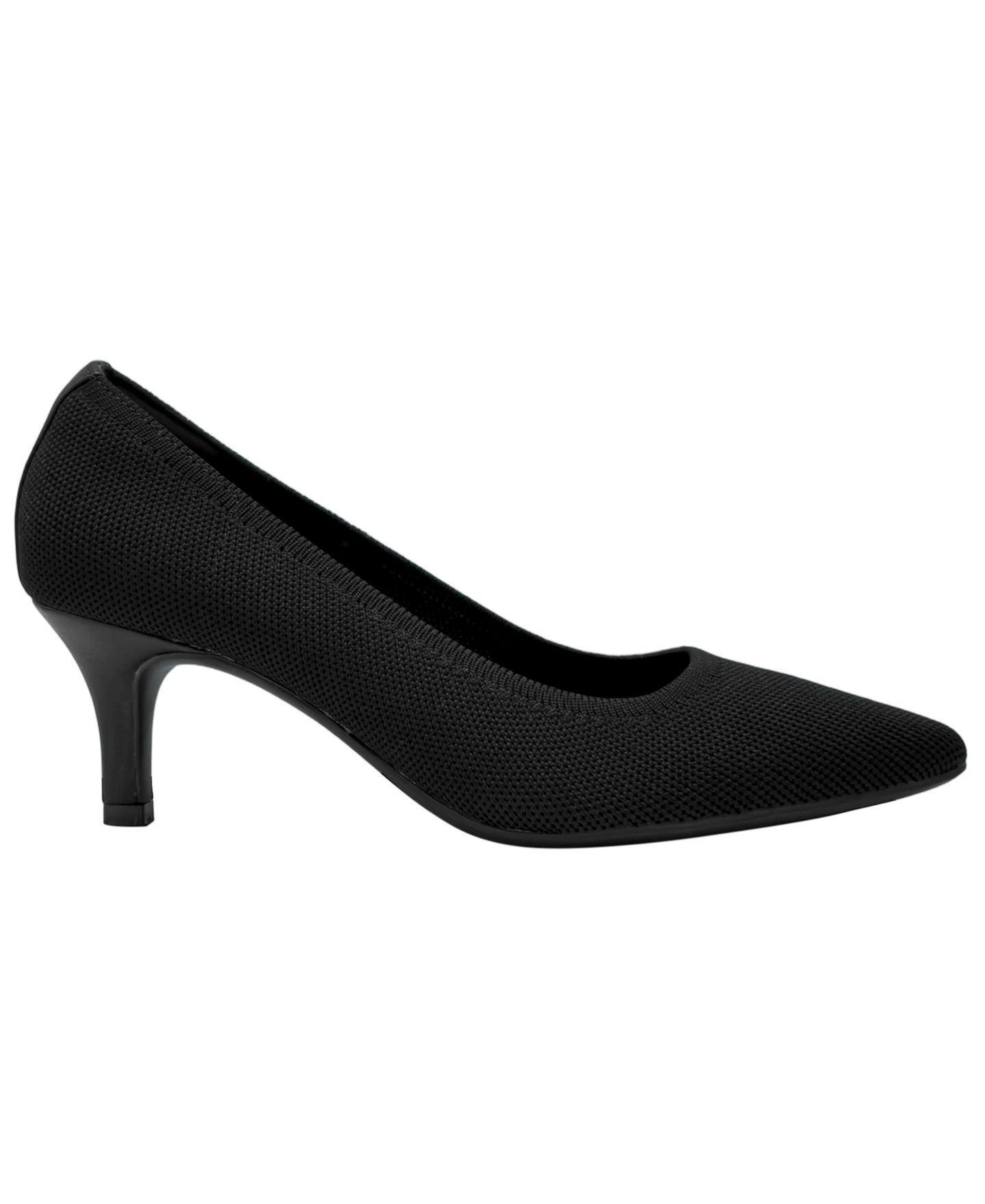 Женские туфли Aerosoles Lexi Slip-On Pumps, цвет: Чёрный вязаный — фото 2