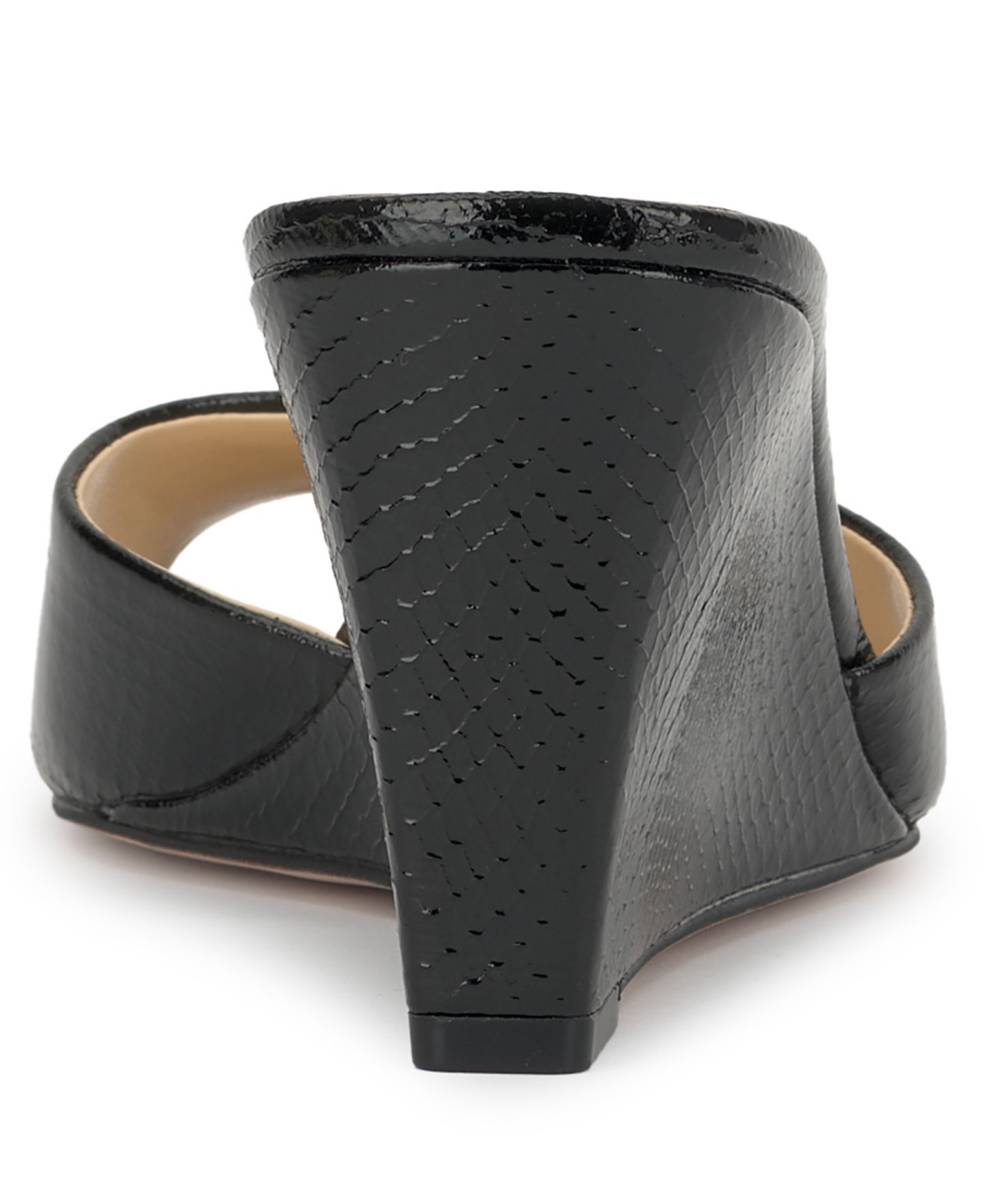 Женские сандалии Jessica Simpson Bolir Wedge, цвет: Чёрный змеиный — фото 3