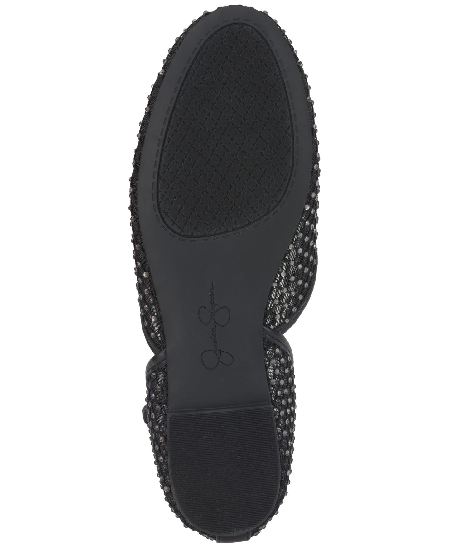 Женские балетки Jessica Simpson Laelli Mesh Ballet Flats, цвет: Чёрный — фото 5