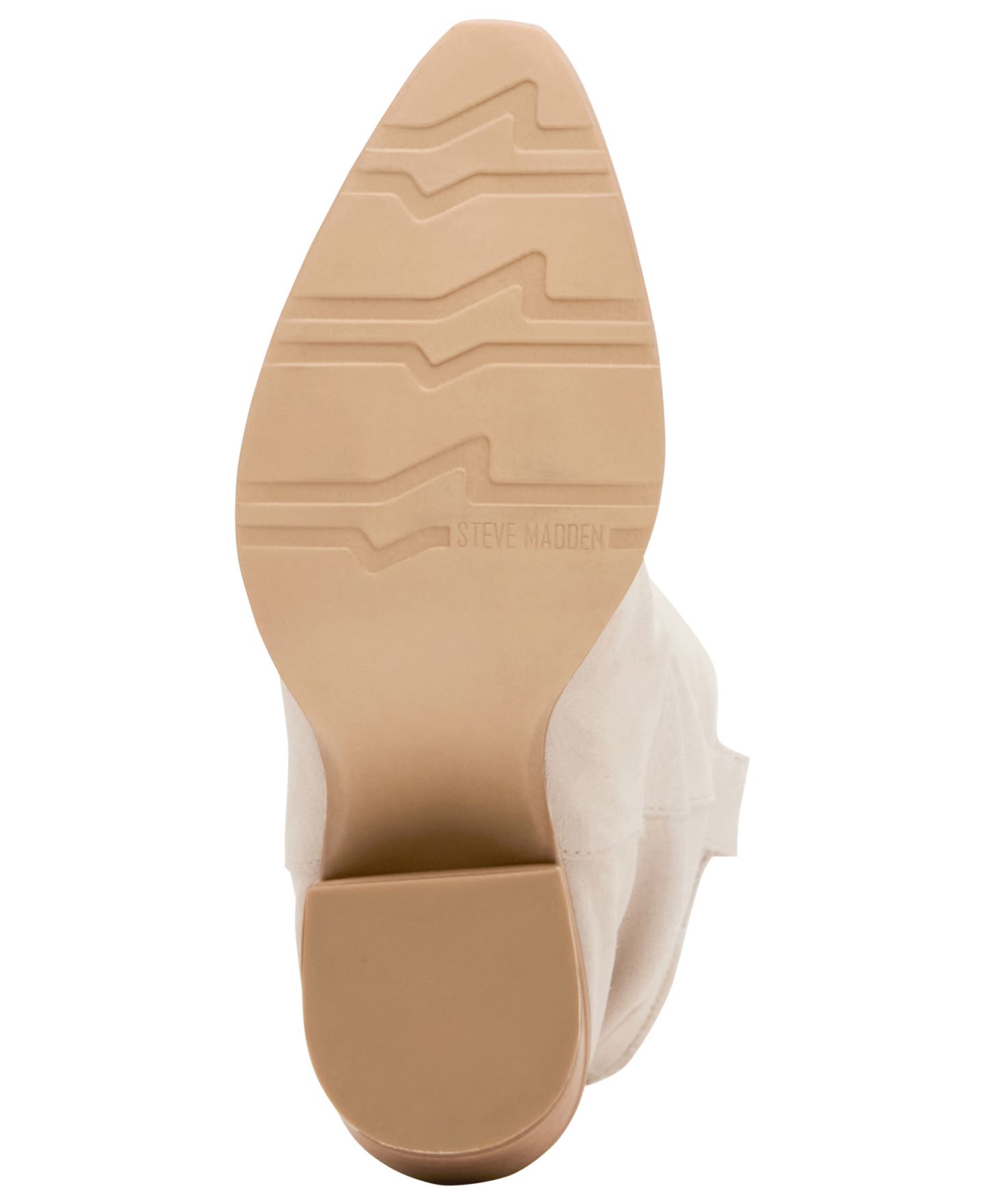 Женские ботинки Steve Madden Aldora Western Slouch, цвет: Костяной замшевый — фото 5