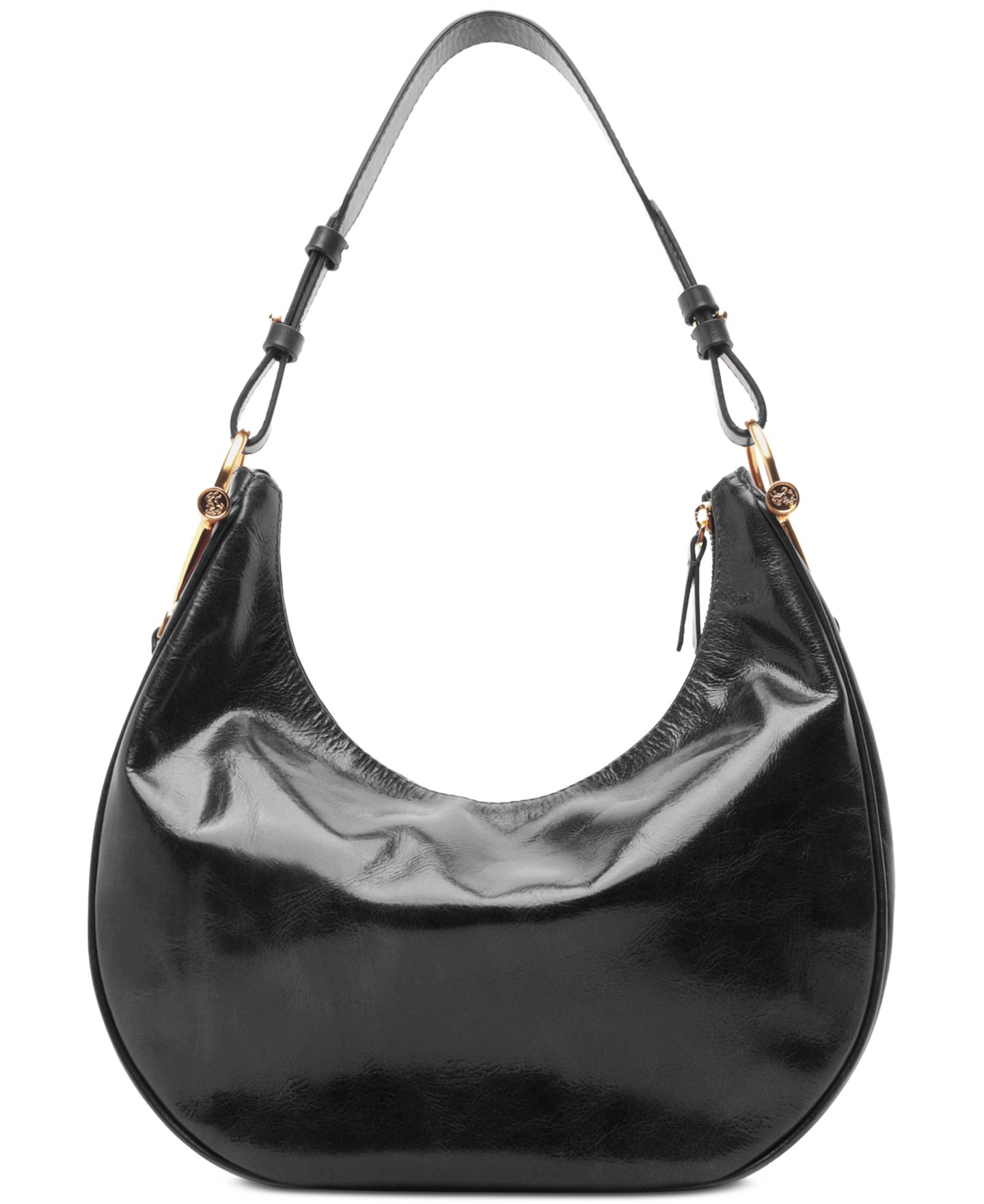 Женская сумка Arezzo Cora Large Leather Hobo Handbag, цвет: Чёрный — фото 2