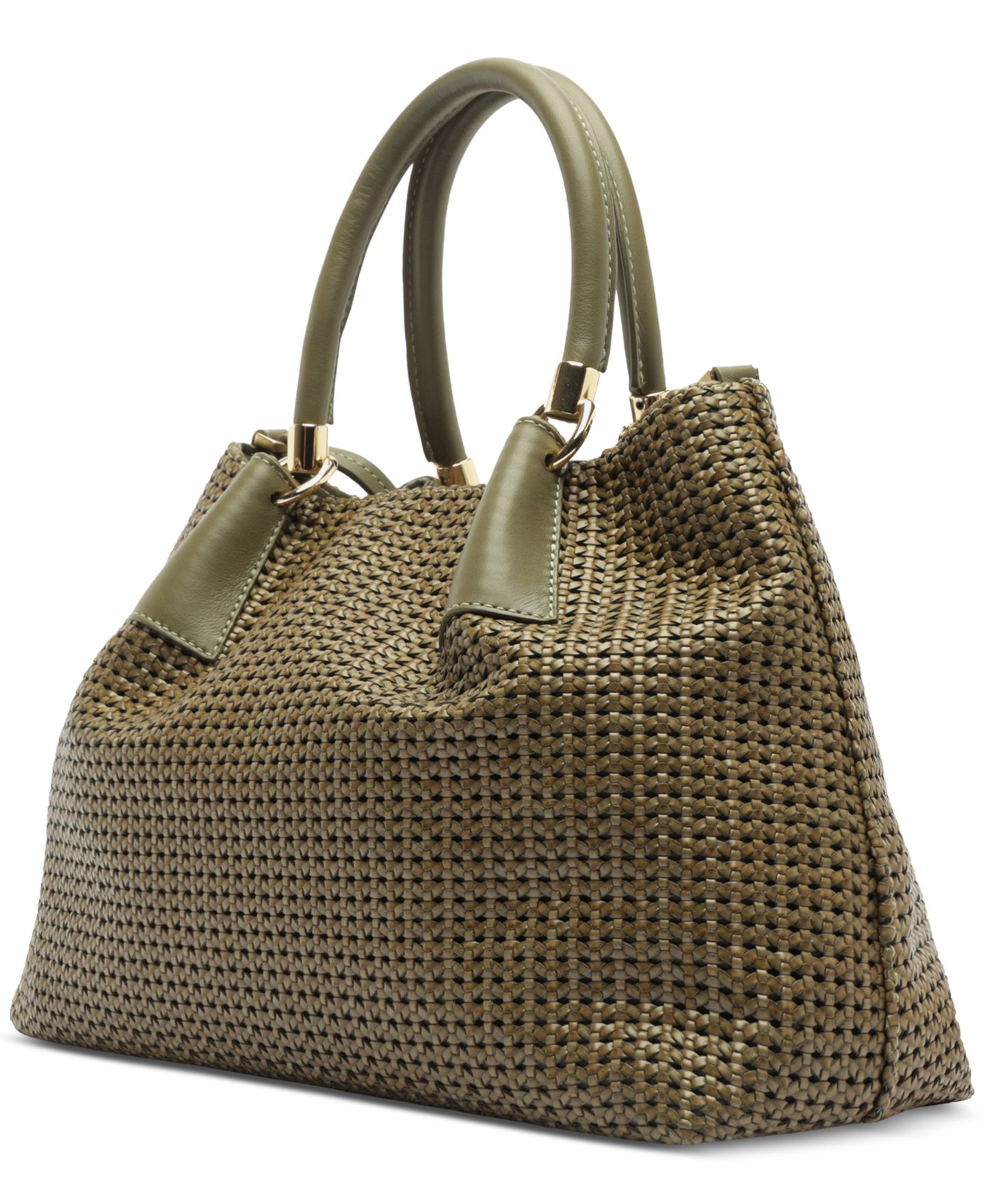 Женская сумка Arezzo Eva Large Tote Handbag, цвет: Зелёный — фото 5