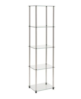 15.75" Glass Designs2Go Classic 5 Tier Tower