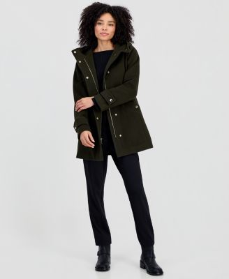 Women's Hooded Button-Front Coat, Created for Macy's
