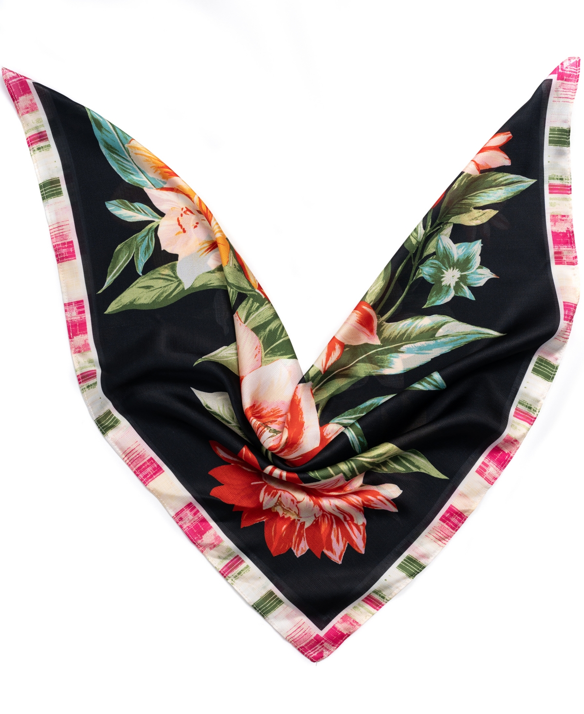 Vince Camuto Jungle Floral Square Scarf