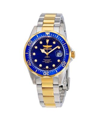 Men's 17050 Pro Diver Quartz 3 Hand Blue Dial Watch