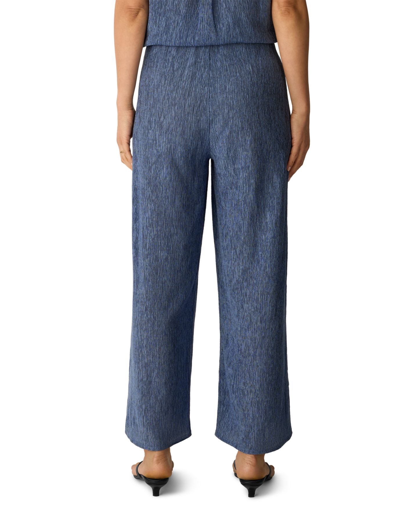 Женские брюки Eileen Fisher Mid-Rise Ankle-Length Pants, Regular And Plus, цвет: Cornflower — фото 4