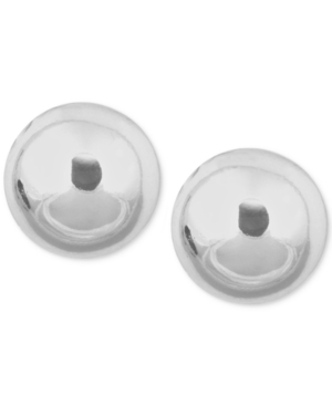 image of Anne Klein Polished Imitation Pearl Stud Earrings