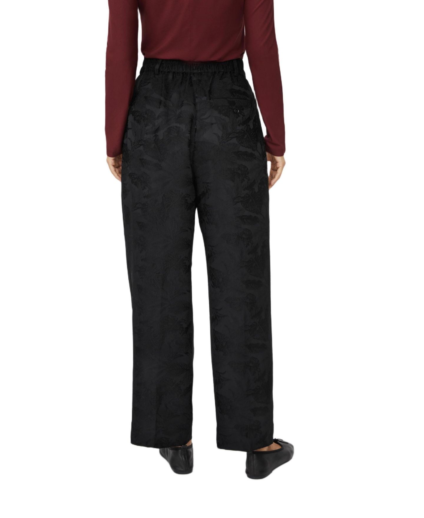Женские брюки Masai Copenhagen Maperli Jacquard Textured, цвет: Чёрный — фото 3