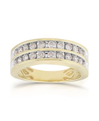 Diamond Two-Row Band (1/2 ct. t.w.) in 14k Gold