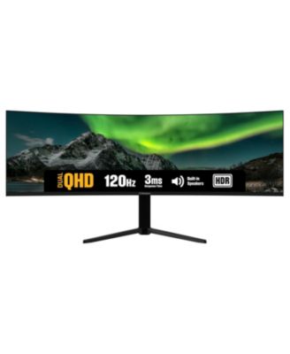 49" Super Ultrawide Curved Gaming Monitor, 120Hz, QHD 5120x1440, AMD FreeSync, 2xDP & 2xHDMI