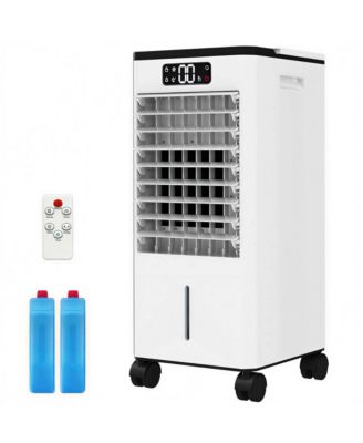 7L Evaporative Air Cooler, 3-in-1 Portable Swamp Cooler, 3 Speeds, 12H Timer, Remote Control, 80degree(s) Oscillation, 1.85 Gal Tank