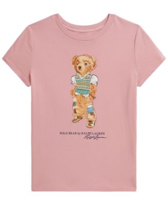 Girls' 7-16 Polo Bear Short-Sleeve T-Shirt