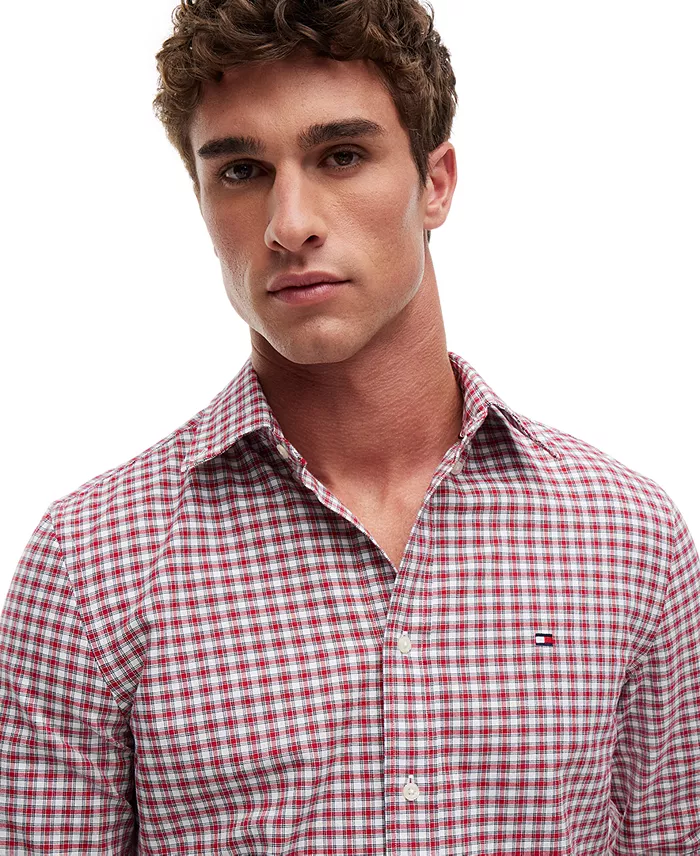 Men's Heritage Oxford Small Check Shirt - thumbnail 3