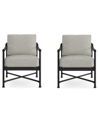 Agio Wellington Outdoor Club Chairs, Set of 2
