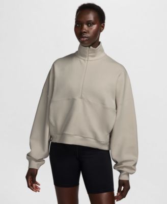 24.7 Impossibly Soft Women's Dri-FIT Oversized 1/2-Zip Top