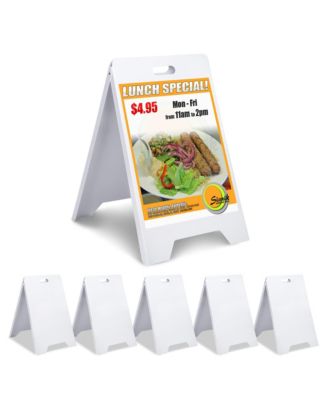 19" x 32" A-Frame Signboard Folding Double Side Sandwich Board 6 Pack