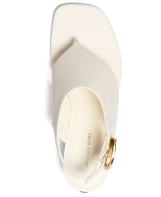 Women's White Block Heel Sandals | Macy's
