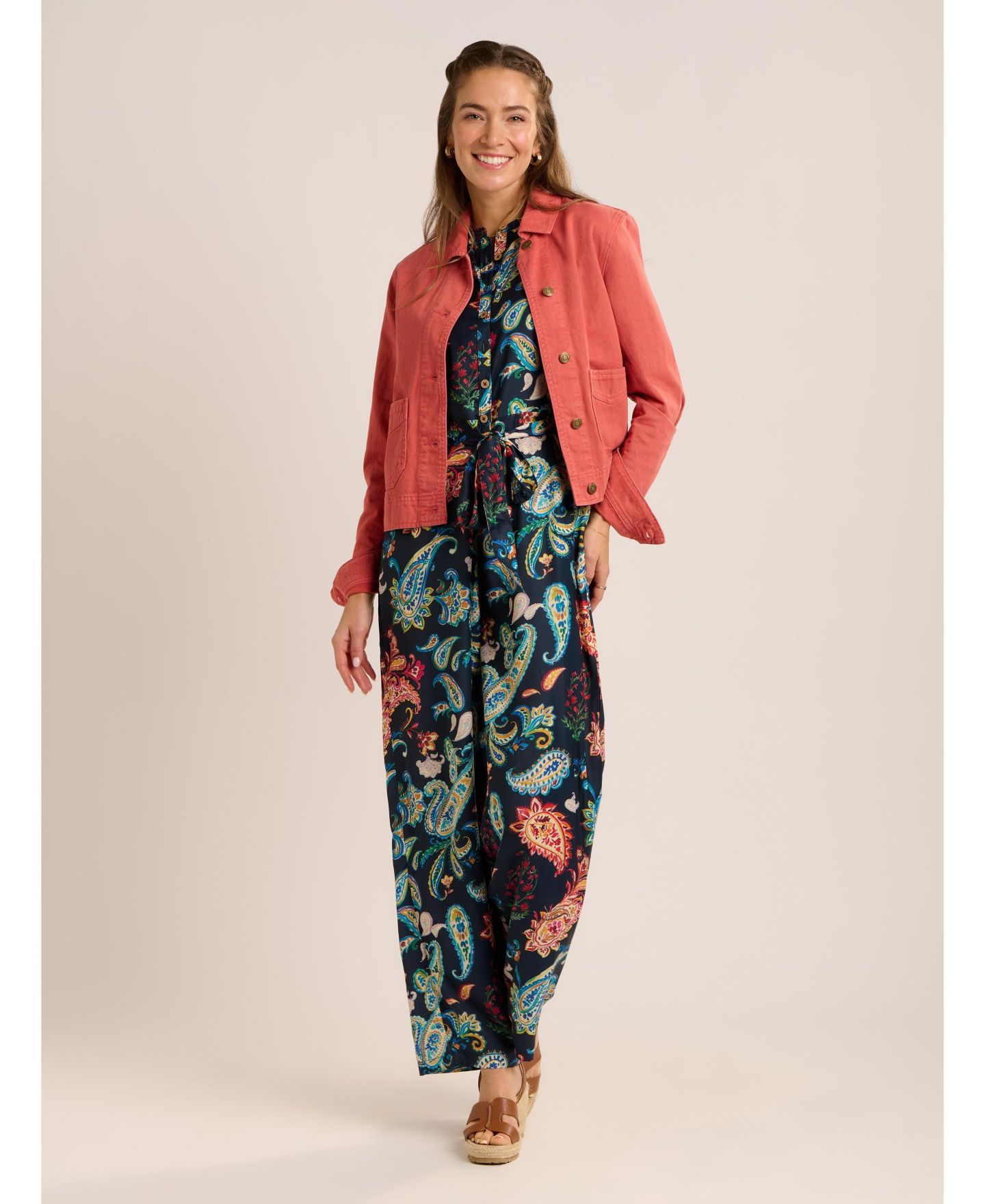 Женский комбинезон Brakeburn Olivia Jumpsuit, цвет: Тёмно-синий — фото 8