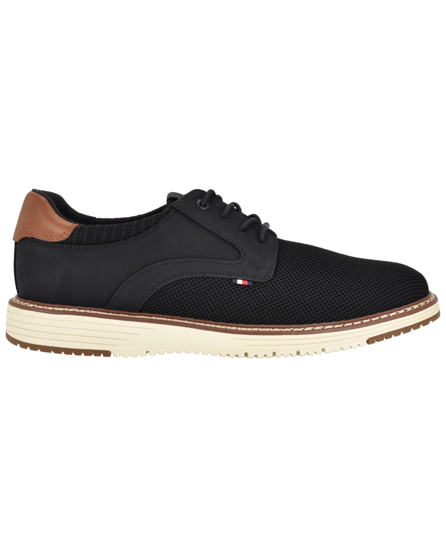 Обувь Tommy Hilfiger Men's Helky Dress Casual Lace-Up Oxford Shoes, цвет: Чёрный — фото 2