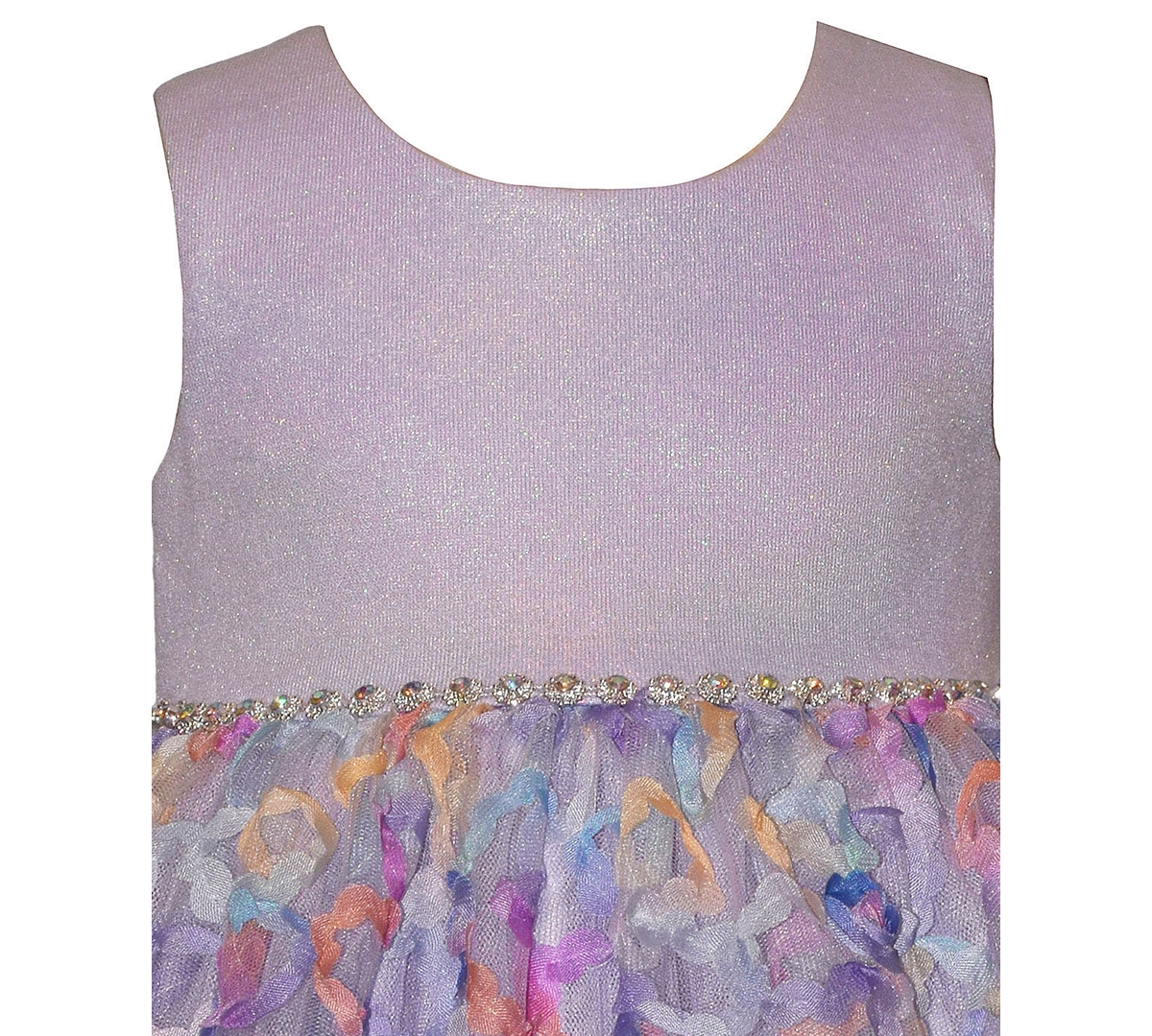 iApparel Girls' 2T-6X Multicolor Sleeveless Party Dress
