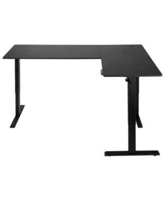 L-Shaped Electric Standing Desk, Adjustable Height