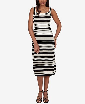 black and white petite dresses Ivory Dot Halter Front Chiffon Maxi Dress Petite Maison Kids Women's Black Petite Dresses &