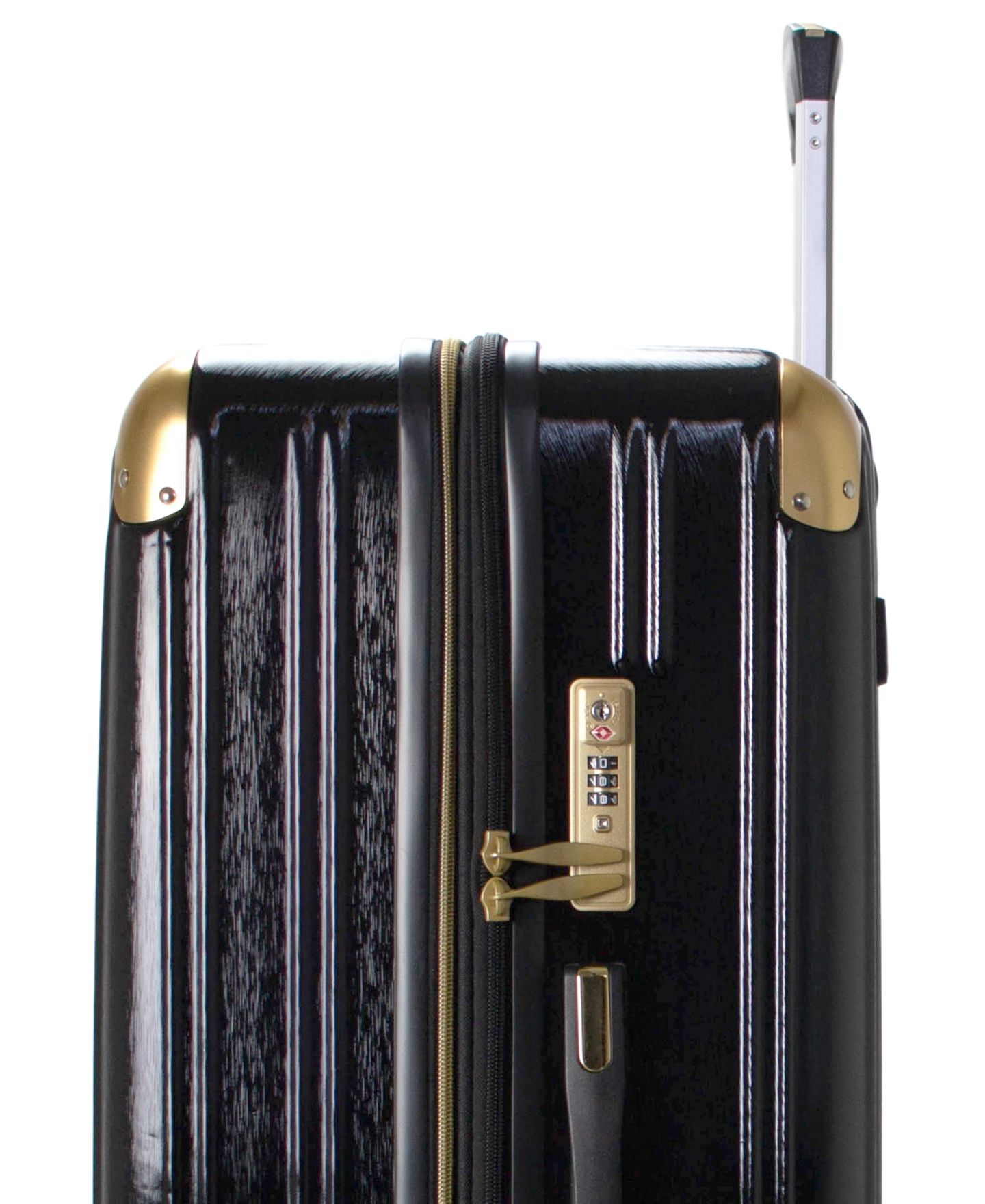 Чемоданы American Green Travel Melrose S Anti-Theft Hardside Spinner Luggage, Set of 3, цвет: Чёрный — фото 6
