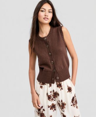 Women's Sleeveless Cardigan