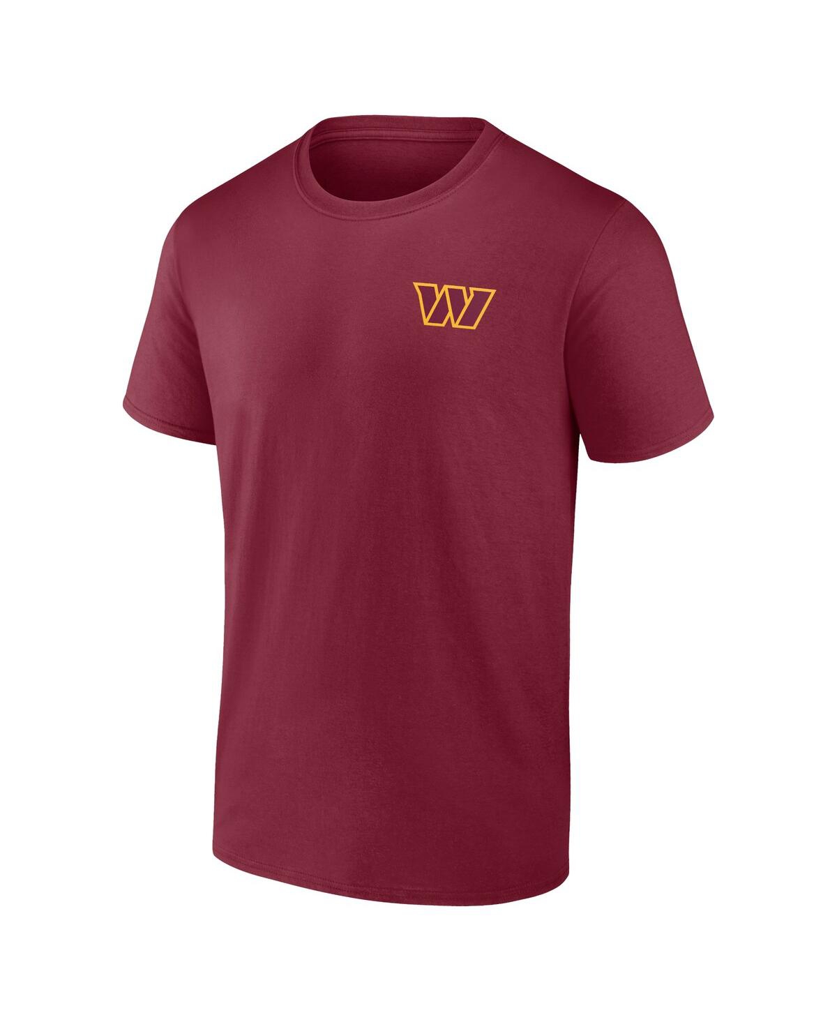 Fanatics Men's Burgundy Washington Commanders Team 1 Dad T-Shirt