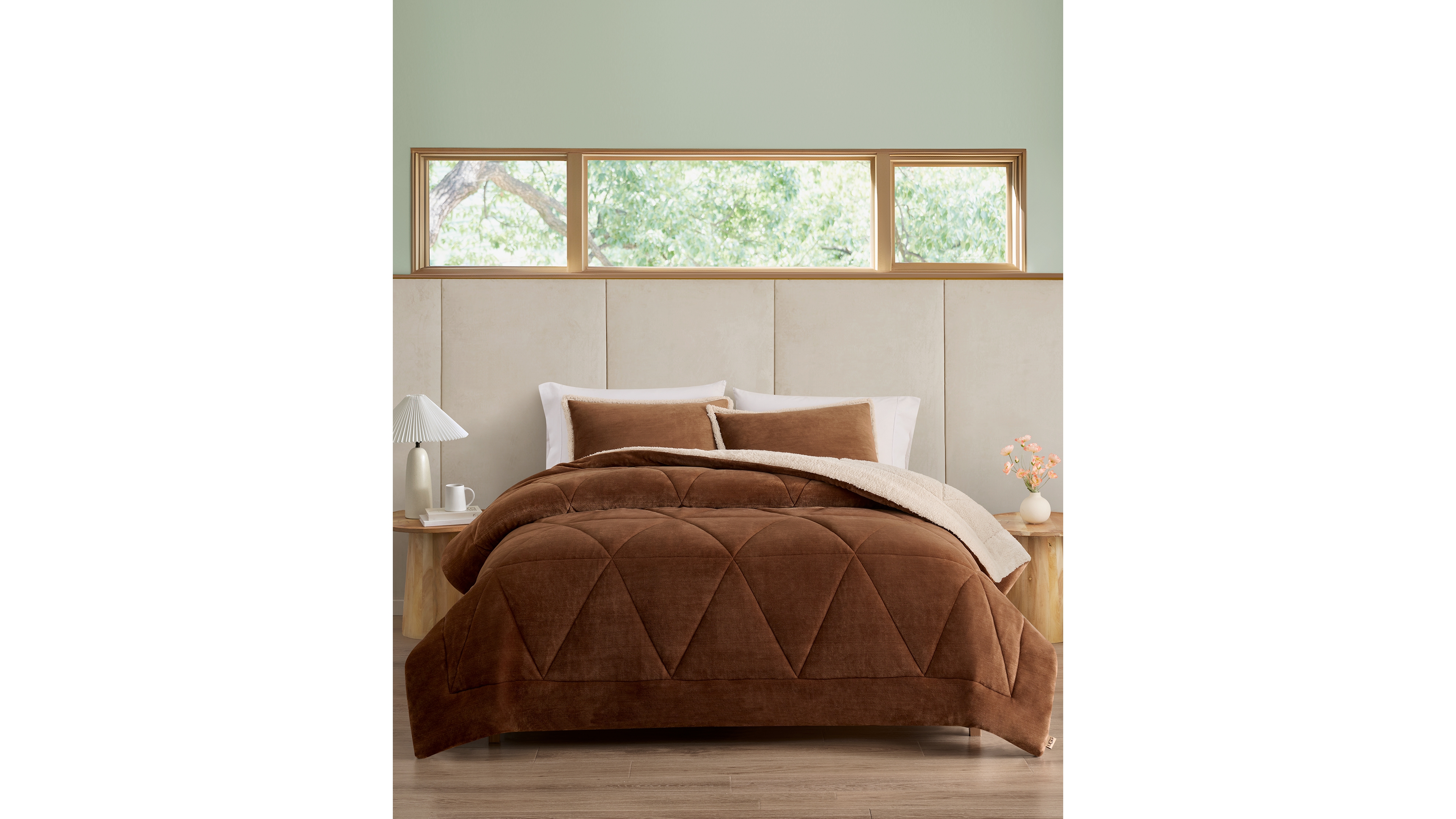 Closeout! Ugg Avery Plush Reversible 3-Pc. Comforter Set, King