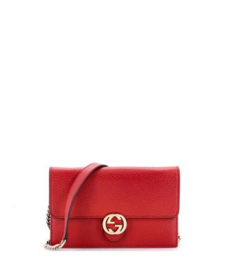 Interlocking Wallet on Chain Leather