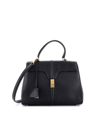 Medium 16 Top Handle Bag Grained Calfskin