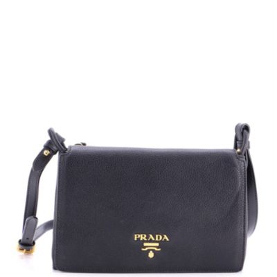 Medium Flap Crossbody Bag Vitello Daino