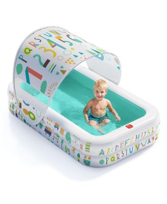 Inflatable Kiddie Pool Ball Pit Soft Floor Sun Protection