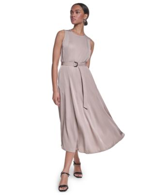 Women's Twill Midi Dress