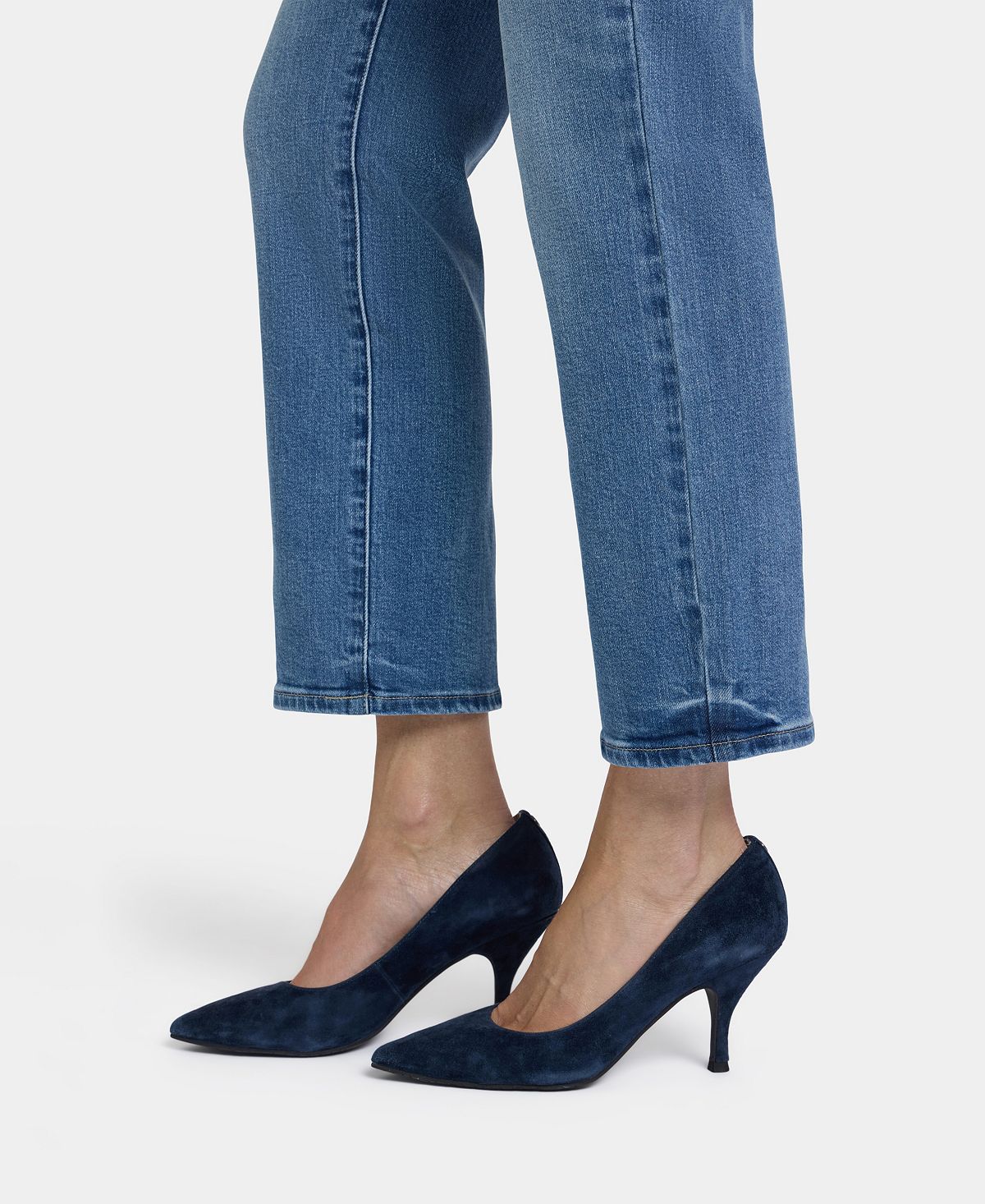 NYDJ Women's High-Rise Marilyn Straight Ankle Jeans view 4 — MAYCSS fashion products