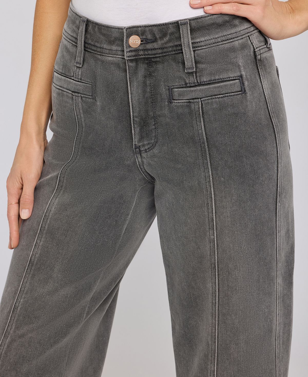 NYDJ Women's Teresa Wide-Leg Ankle Jeans view 4 — MAYCSS fashion products
