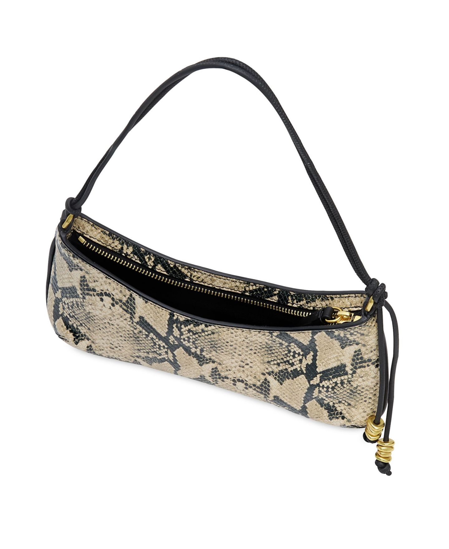 Женская сумка Rebecca Minkoff Reina Small Leather Snake Shoulder Handbag, цвет: Змеиный — фото 3