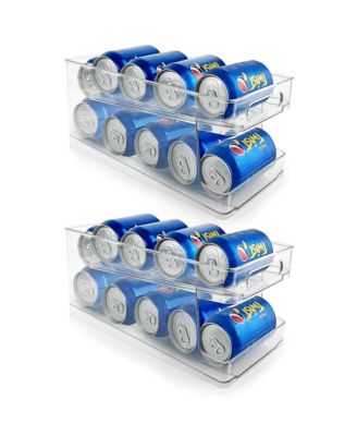 Kitchen Can Organizer for Pantry- Soda Can Organizer for Refrigerator(Set of 2)