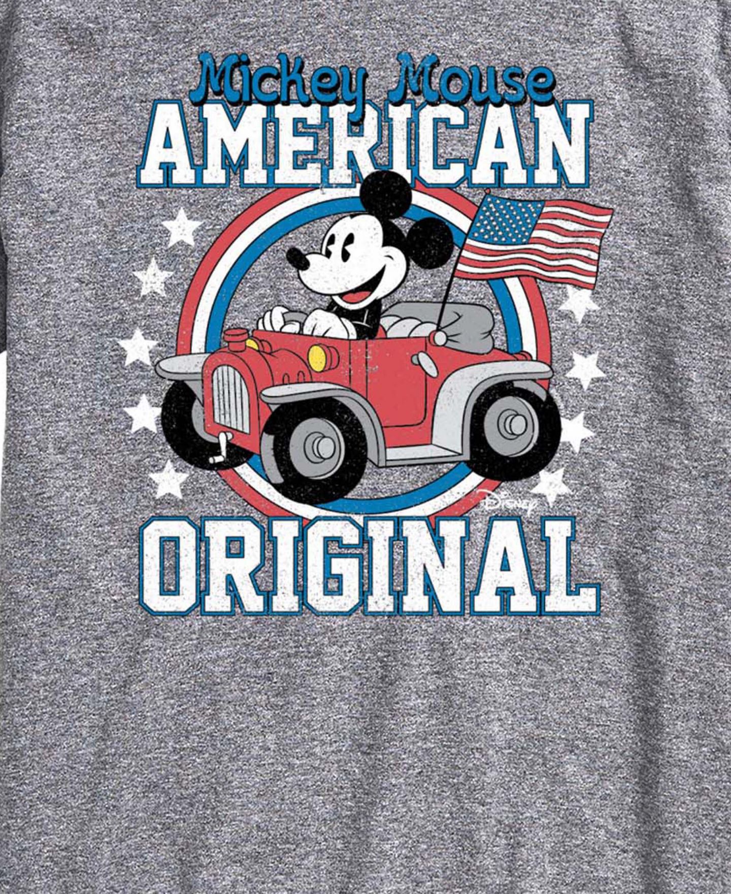 Мужская футболка AIRWAVES Disney Mickey American Original Graphic, цвет: Меланжевый — фото 3