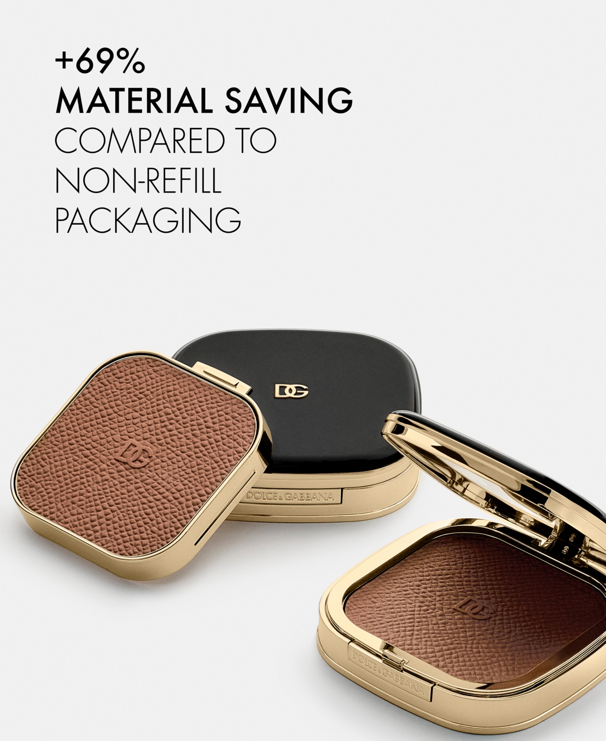 Dolce&Gabbana Face & Eyes Match Refill Lasting Bronzer Eyeshadow Powder, 0.49 oz. 