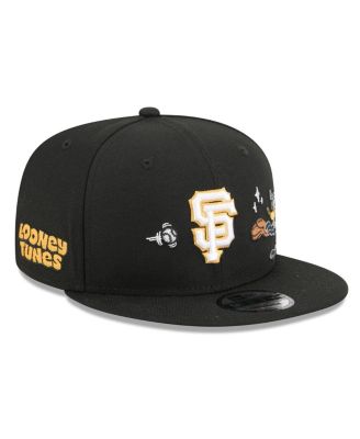 Men's Black San Francisco Giants Looney Tunes Daffy Duck 9FIFTY Snapback Hat